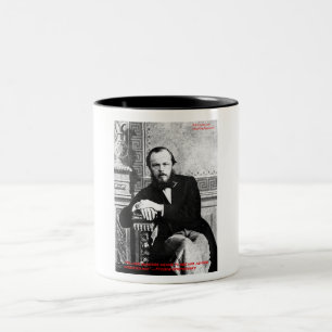 Taza Bicolor Dostoievski "Dios pretendía" Regalos y Tarjetas de