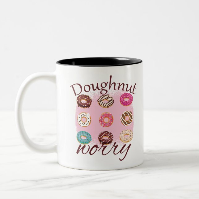 Taza Bicolor Doughnut Worry (Izquierda)
