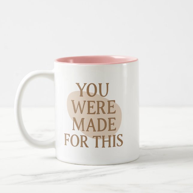 Taza Bicolor Doula cita motivadora gracias regalo Mug (Izquierda)