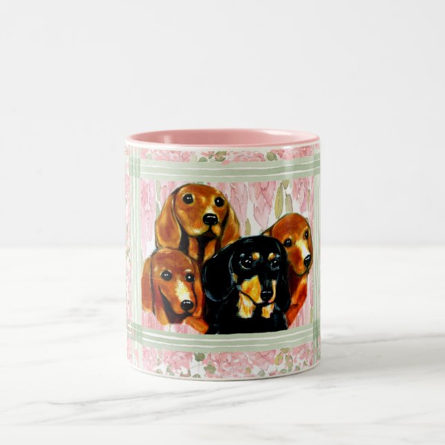 Taza Bicolor Doxie (Centro)