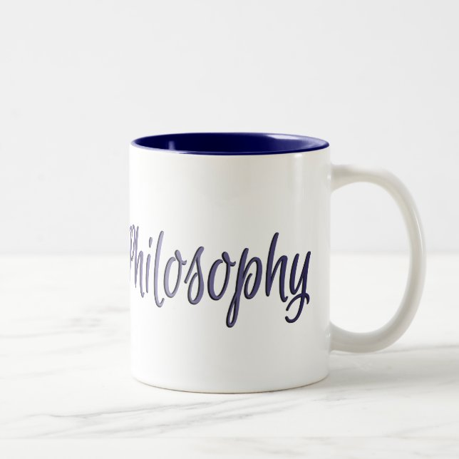 Taza Bicolor DR de filosofía (Derecha)