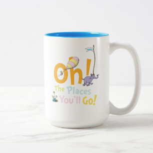 Taza Bicolor Dr. Seuss ¡Oh! El desfile de los lugares