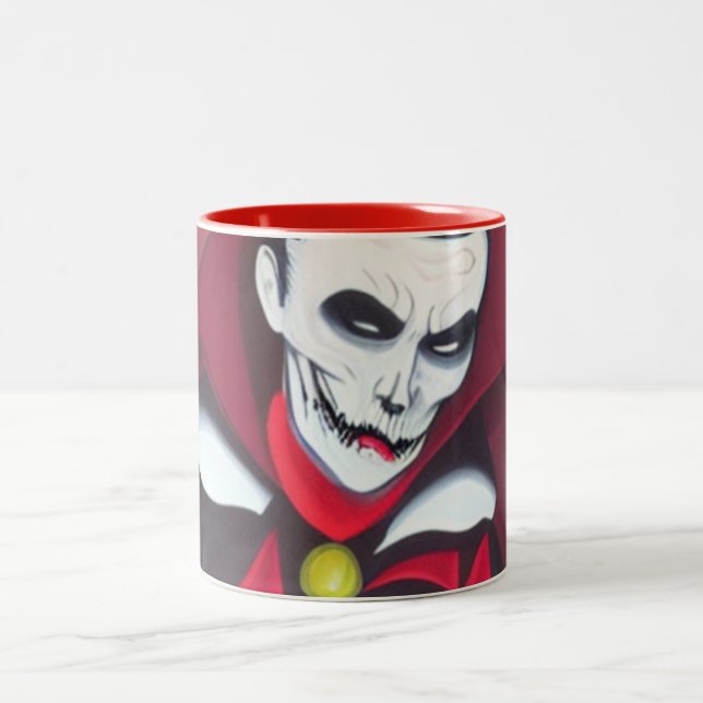 Taza Bicolor Drácula de Halloween (Centro)