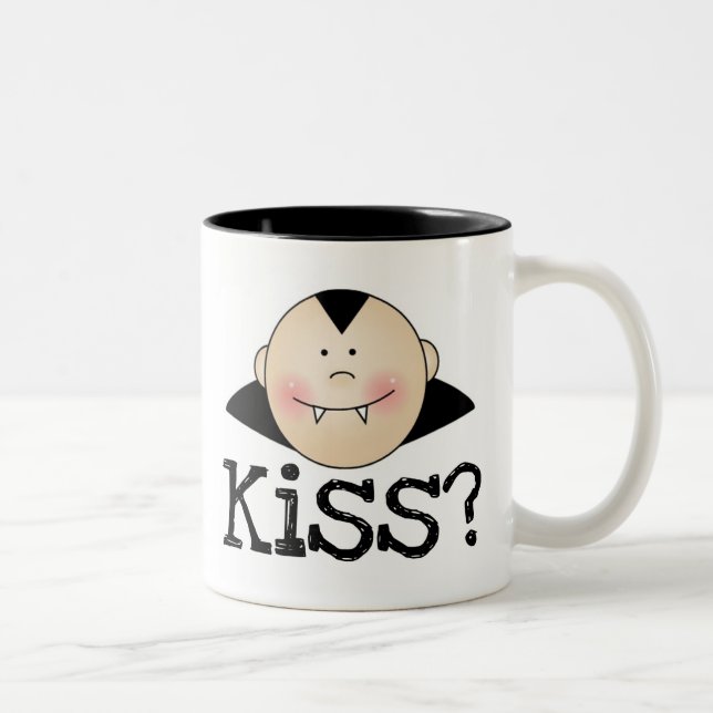 Taza Bicolor Drácula Kiss (Derecha)
