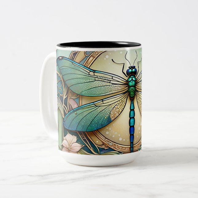 Taza Bicolor Dragón (Anverso izquierdo)