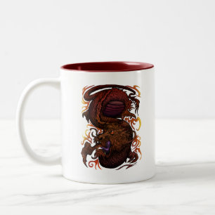 Taza Bicolor Dragón