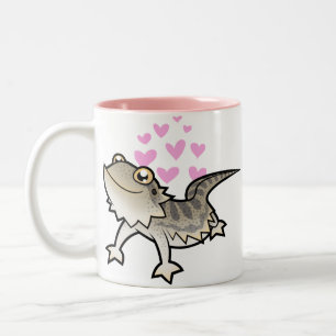 Taza Bicolor Dragón Barbudo / Amor de Dragón de Rankin