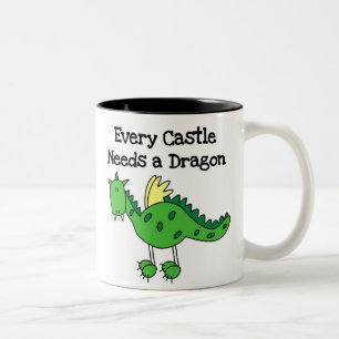 Taza Bicolor Dragón del castillo