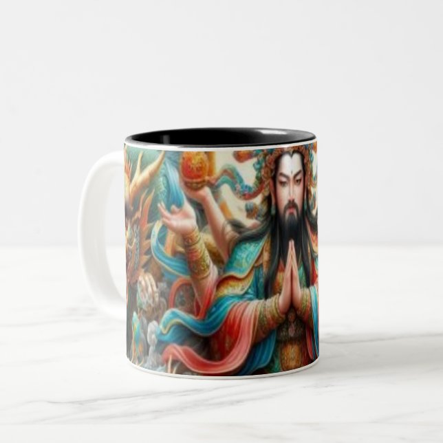 Taza Bicolor Dragon God Coffee Mug (Anverso izquierdo)