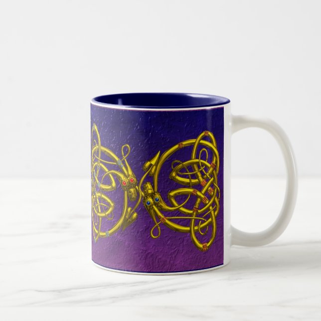 TAZA BICOLOR DRAGON LOVE (Derecha)