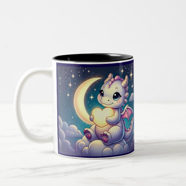 Taza Bicolor Dragon Moon Heart (Izquierda)