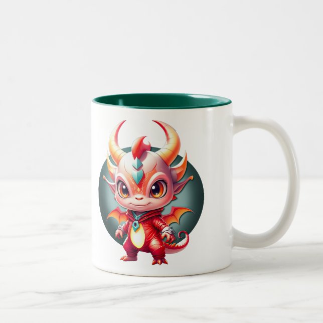 Taza Bicolor Dragón pop (Derecha)