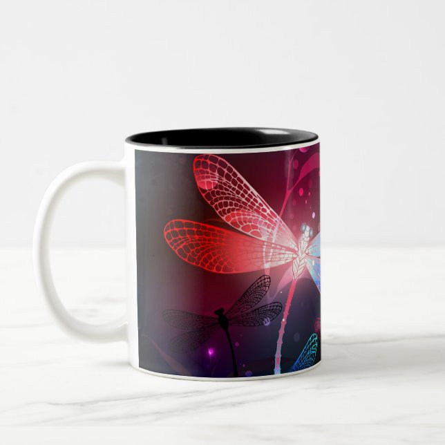 Taza Bicolor Dragón rojo (Izquierda)