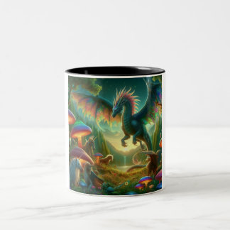 Taza Bicolor Dragón volador