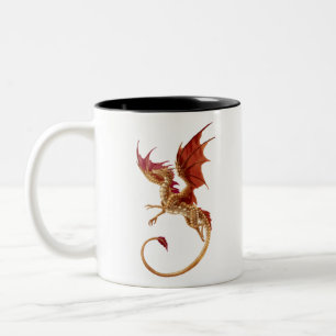 Taza Bicolor dragón volador
