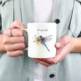 Taza Bicolor Dragonfly Dreamscape, personalizado