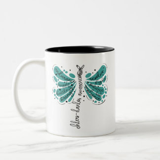 Taza Bicolor Dragonfly Ehlers Danlos Awareness