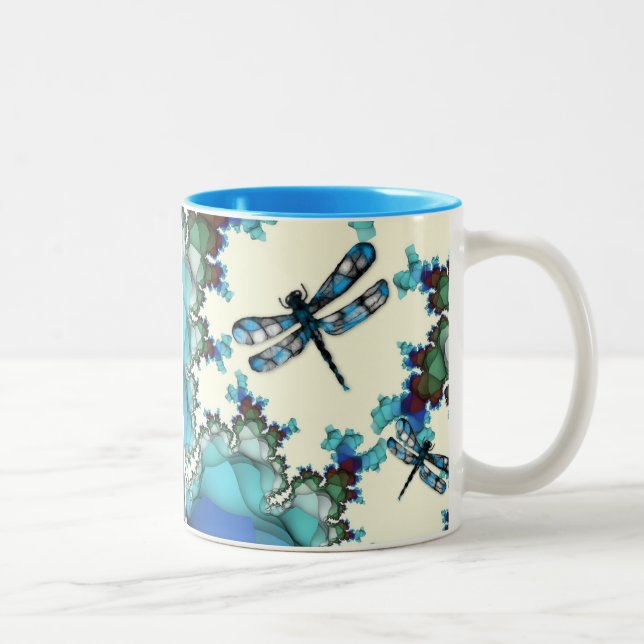 Taza Bicolor Dragonfly Land Mug (Derecha)