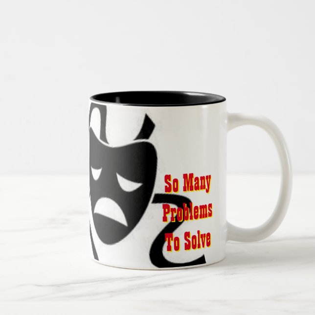 Taza Bicolor Drama matemático (Derecha)