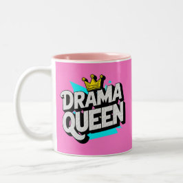 Taza Bicolor Drama Reina Mug