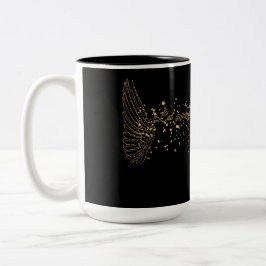 Taza Bicolor Dream Wings Two-Tone Mug, 15 oz