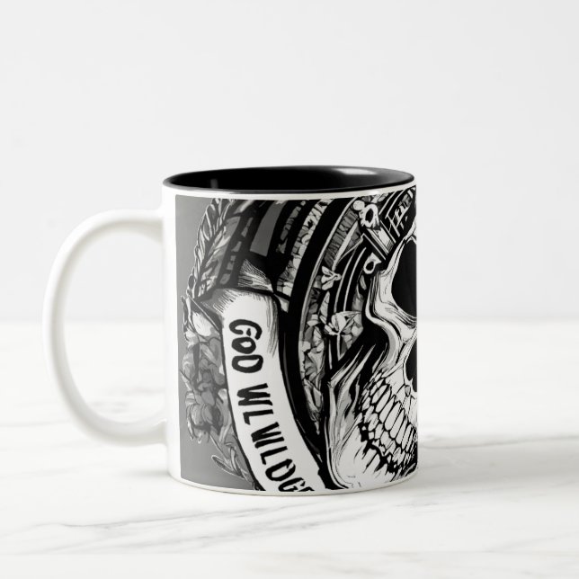 Taza Bicolor Dreamy Skull Mug (Izquierda)