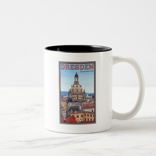 Taza Bicolor Dresden - Frauenkirche (Derecha)