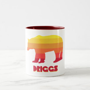 Taza Bicolor Driggs Idaho Rainbow Bear