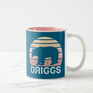 Taza Bicolor Driggs Idaho Retro Bear