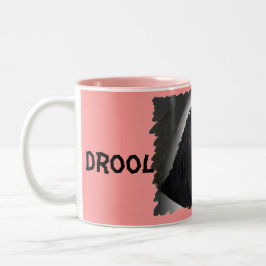 Taza Bicolor Drool Rules Newf Mug