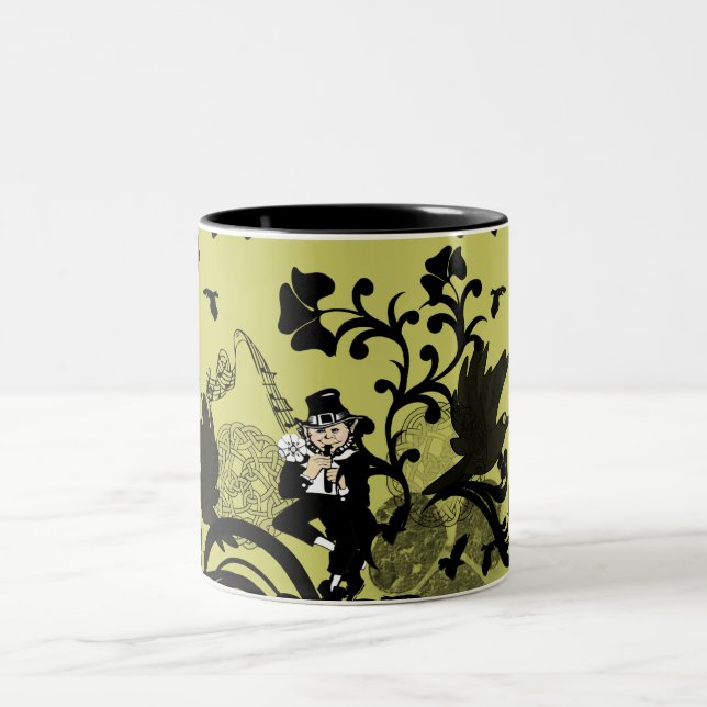Taza Bicolor Duende de negro (Centro)