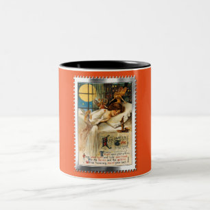 Taza Bicolor Duendes y hadas nostálgicos de Halloween