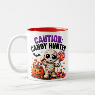 Taza Bicolor Dulce Cazador Cuidado divertido Halloween Momia Ci