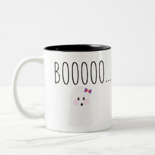 Taza Bicolor Dulce Fantasma de Halloween Boooooooo