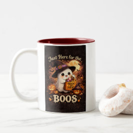 Taza Bicolor Dulce fantasma Halloween