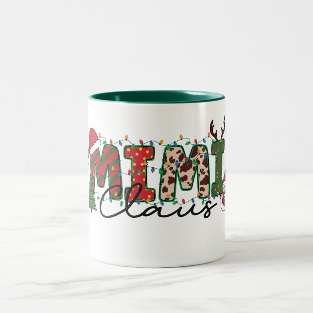 Taza Bicolor Dulce Mimi Claus (Centro)