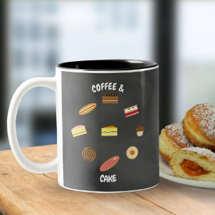 Taza Bicolor Dulce Panadería Café y Tarta Secret Santa