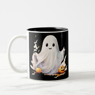 Taza Bicolor Dulces y Calabazas Divertido Halloween espeluznant
