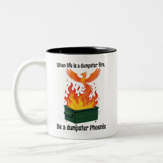 Taza Bicolor Dumpster Phoenix mug