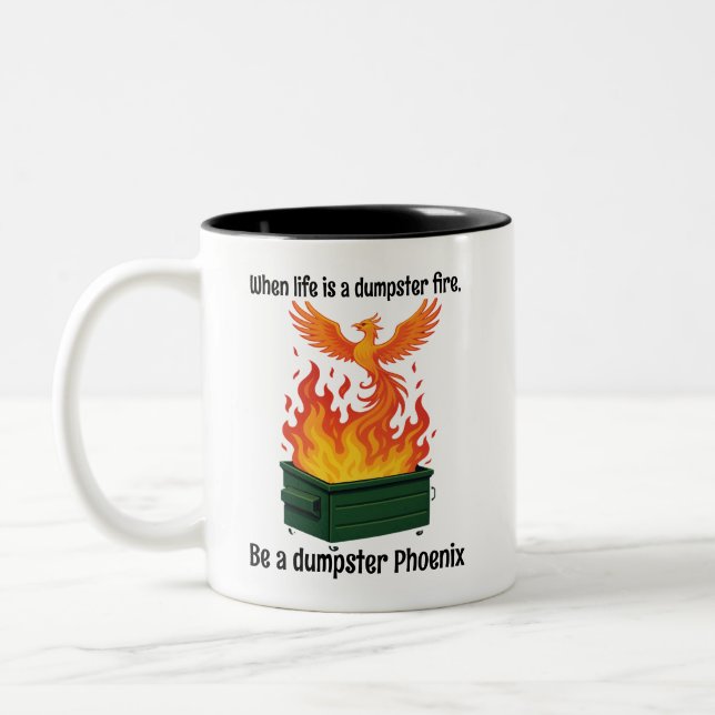 Taza Bicolor Dumpster Phoenix mug (Izquierda)