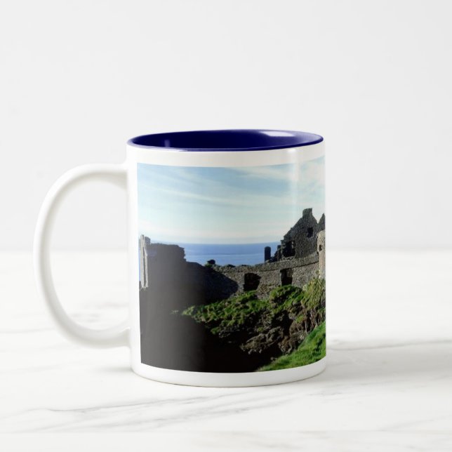 Taza Bicolor Dunluce Irlanda Castillo-Septentrional (Izquierda)