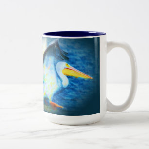 Taza Bicolor duo pelicans 19r mug