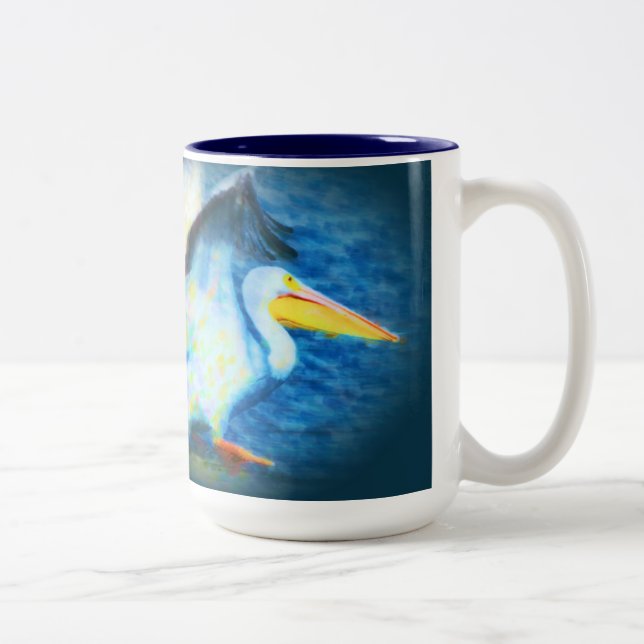 Taza Bicolor duo pelicans 19r mug (Derecha)