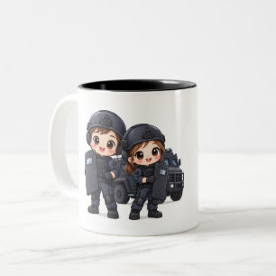 Taza Bicolor Dúo Táctico