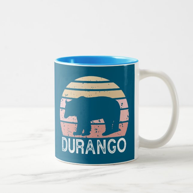 Taza Bicolor Durango Colorado Retro Bear (Derecha)