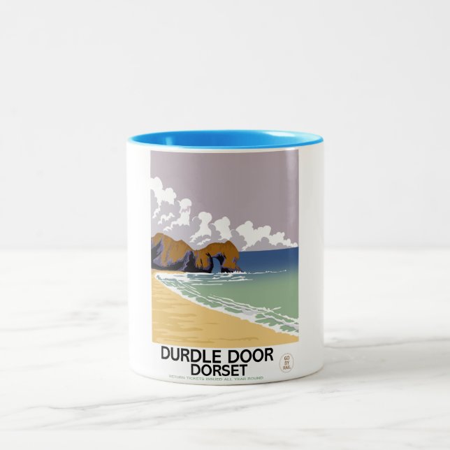 Taza Bicolor Durdle Door Dorset (Centro)