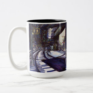 Taza Bicolor Dustar el piano