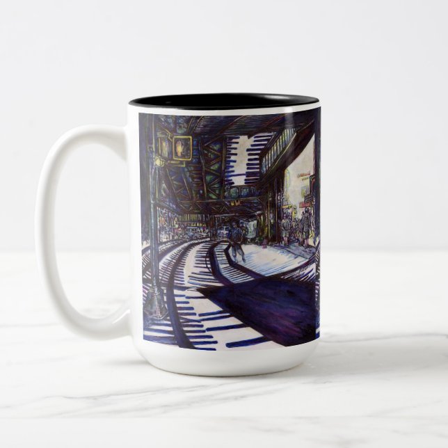 Taza Bicolor Dustar el piano (Izquierda)
