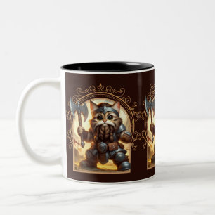 Taza Bicolor Dwarf Fantasy Adventure