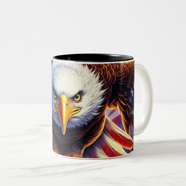 Taza Bicolor Eagle Art (Anverso derecho)